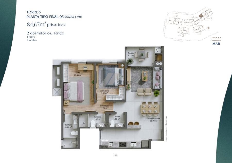 Apartamento a venda villa maggiore