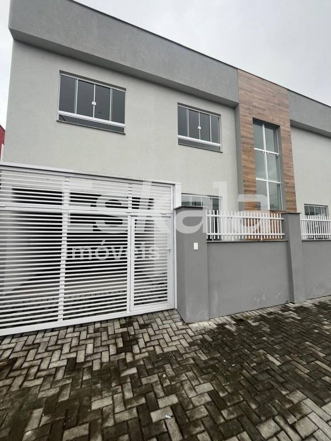 Casa geminada de esquina com 03 quartos, sendo 01 suíte três rios do sul - jaraguá do sul