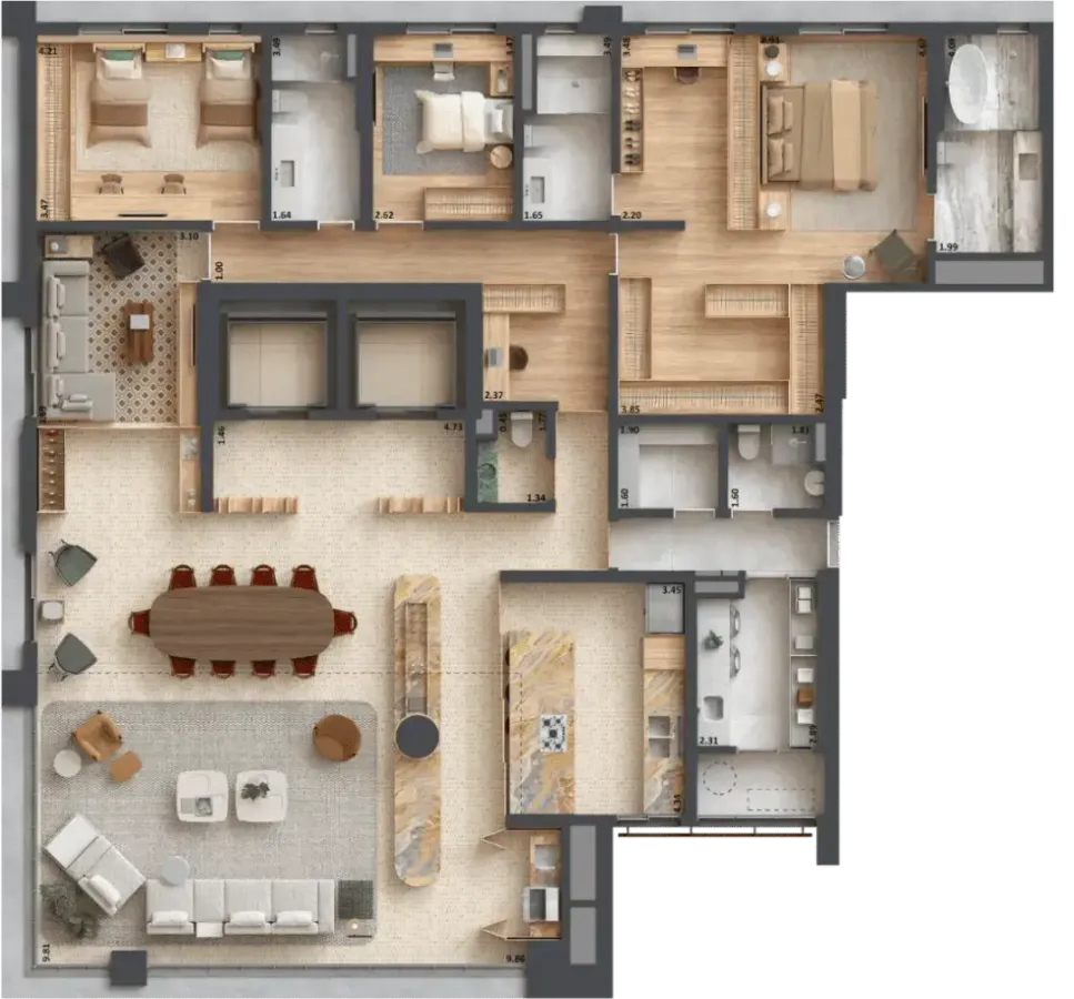 Sofia campo belo construtora nortis lançamento 270 metros 03