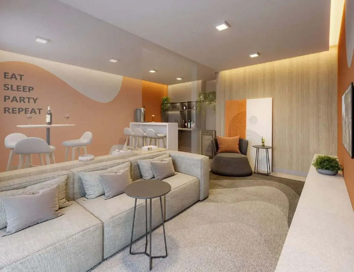 Mundo park alvorada construção 34 metros 02 dormitórios com 
