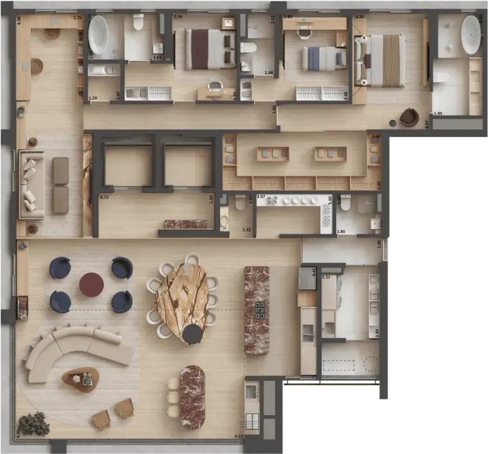 Sofia campo belo construtora nortis lançamento 270 metros 03
