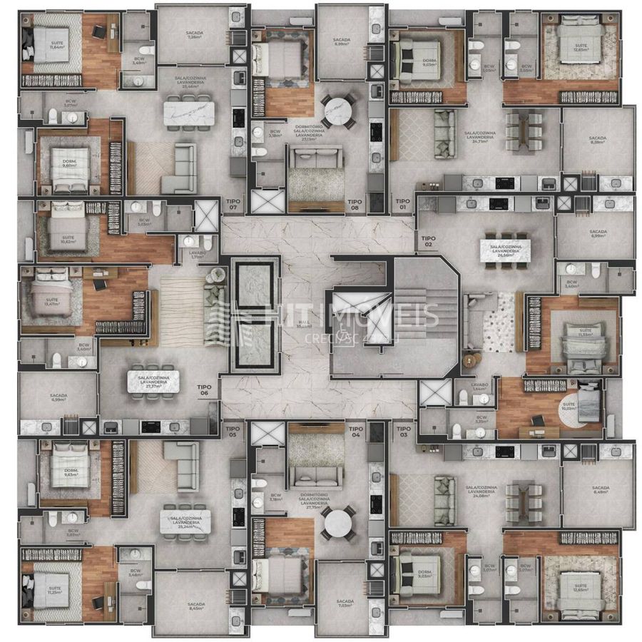 Apartamento - meia praia - navegantes - sc