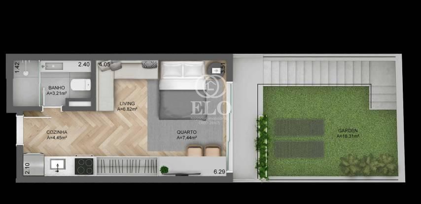 Apartamento, 1 quarto, 49 m² - Foto 21