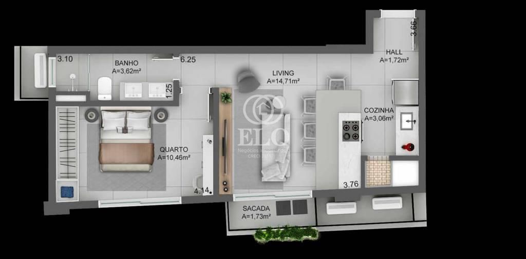 Apartamento, 1 quarto, 49 m² - Foto 31