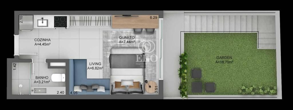 Apartamento, 1 quarto, 49 m² - Foto 23