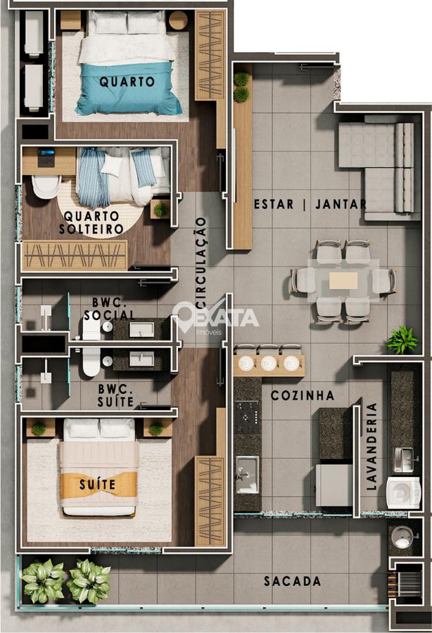 Apartamento, 3 quartos - Foto 54