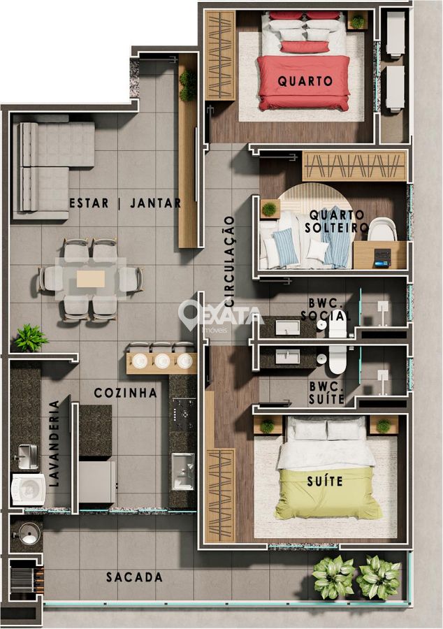 Apartamento, 3 quartos - Foto 53