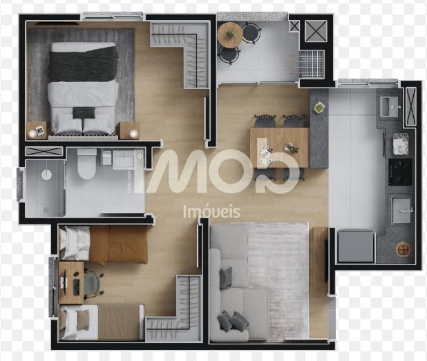 Apartamento, 2 quartos, 48 m² - Foto 16