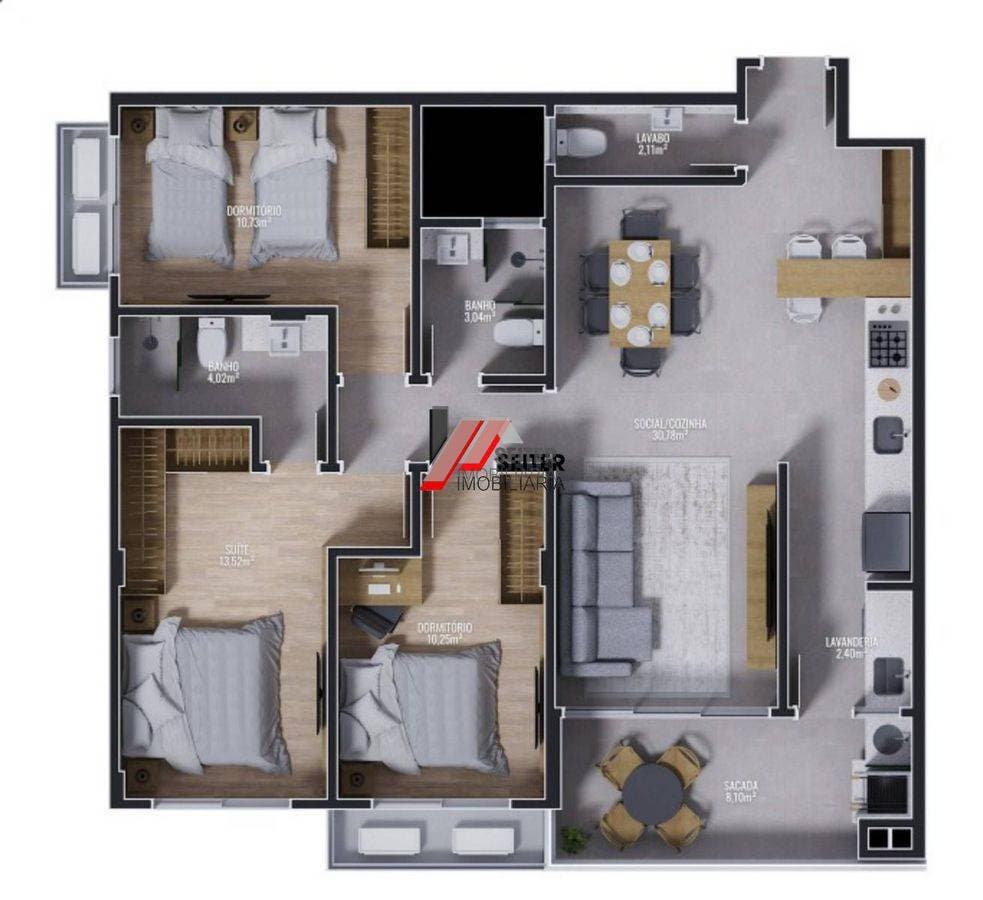 Apartamento 2 suites venda Joao Paulo