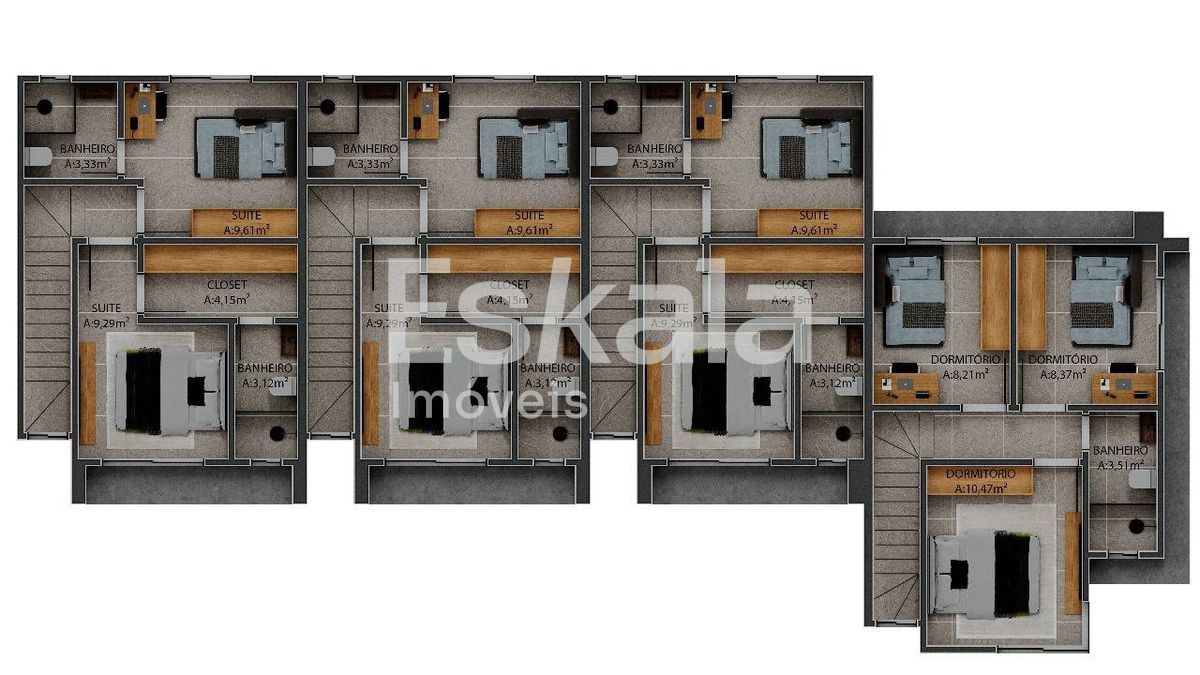 Sobrado, 2 quartos, 83 m² - Foto 12