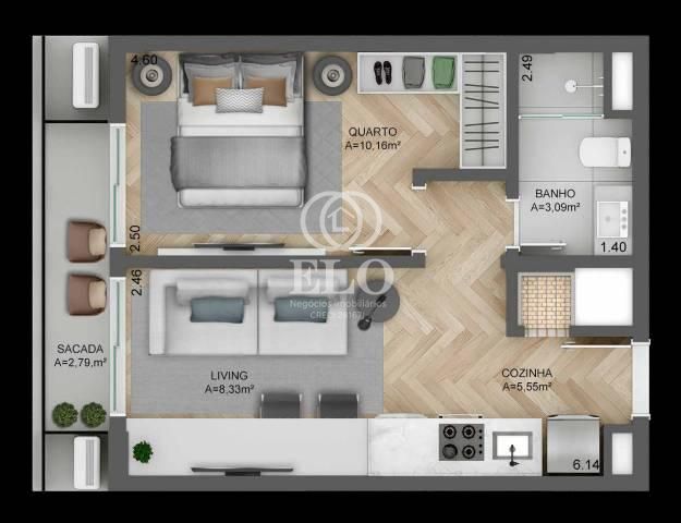 Apartamento, 1 quarto, 49 m² - Foto 33