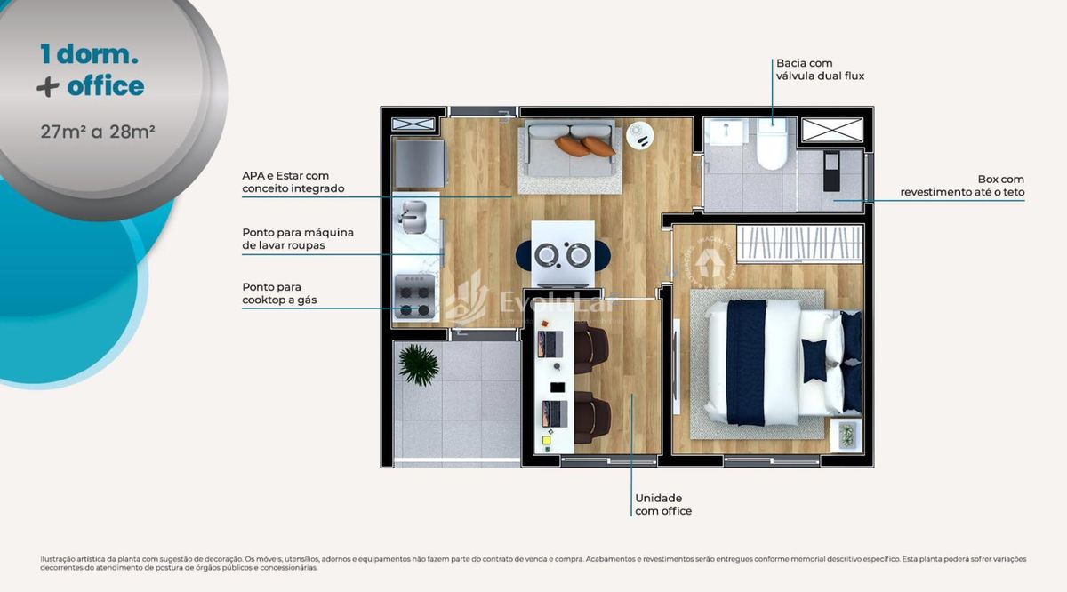 Apartamento com 1 quarto, Vila Ema - São Paulo