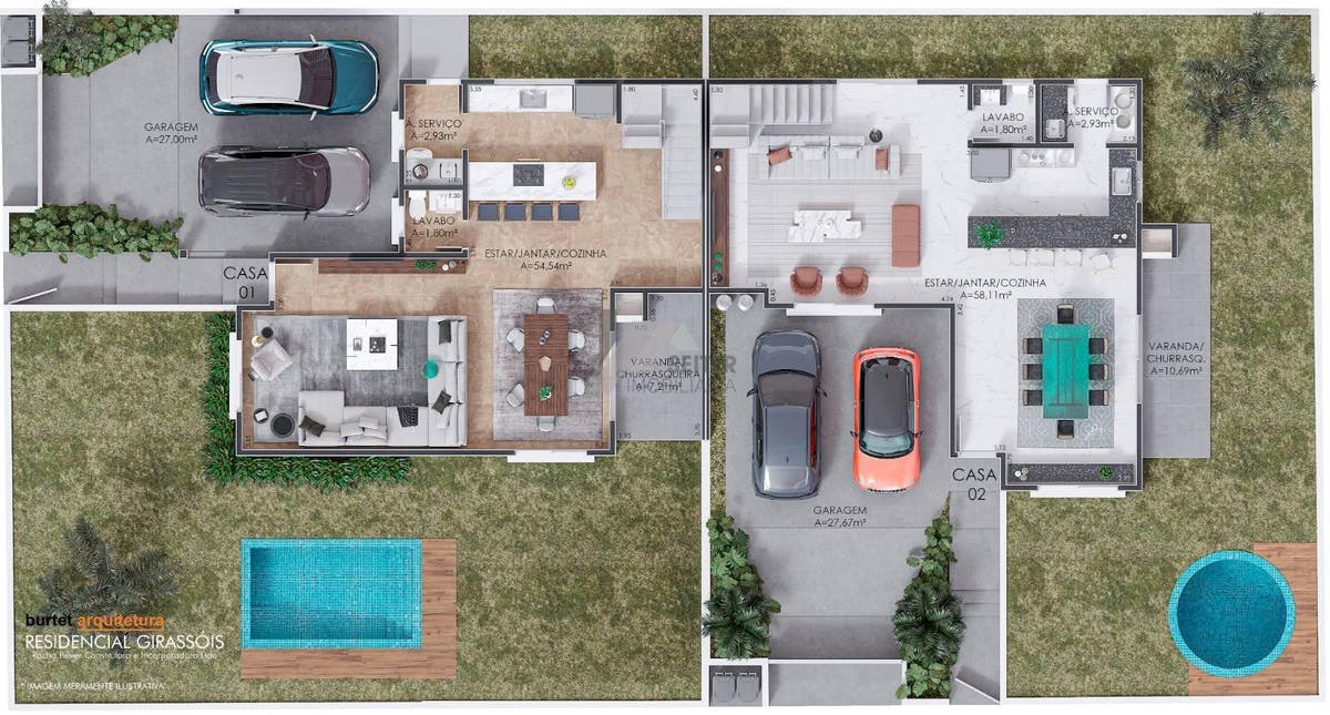 Casa geminada a venda Praia da Daniela