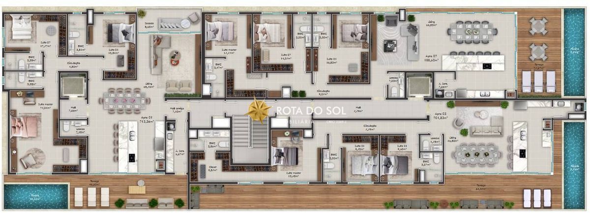 Amalfi Residence Apartamento 3 Quartos à Venda Praia Bombas Bombinhas SC - 20