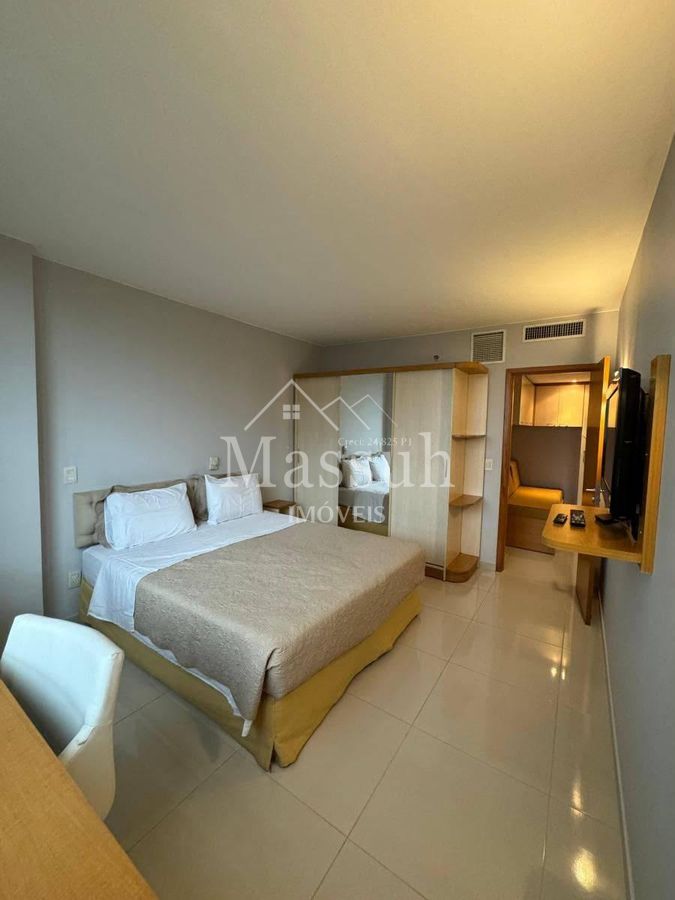FLAT MOBILIADO DE 47 M² NO MELIÁ BRASIL 21 – SETOR HOTELEIRO SUL - Apartamento em Asa Sul, Brasília - à venda - Massuh Imóveis