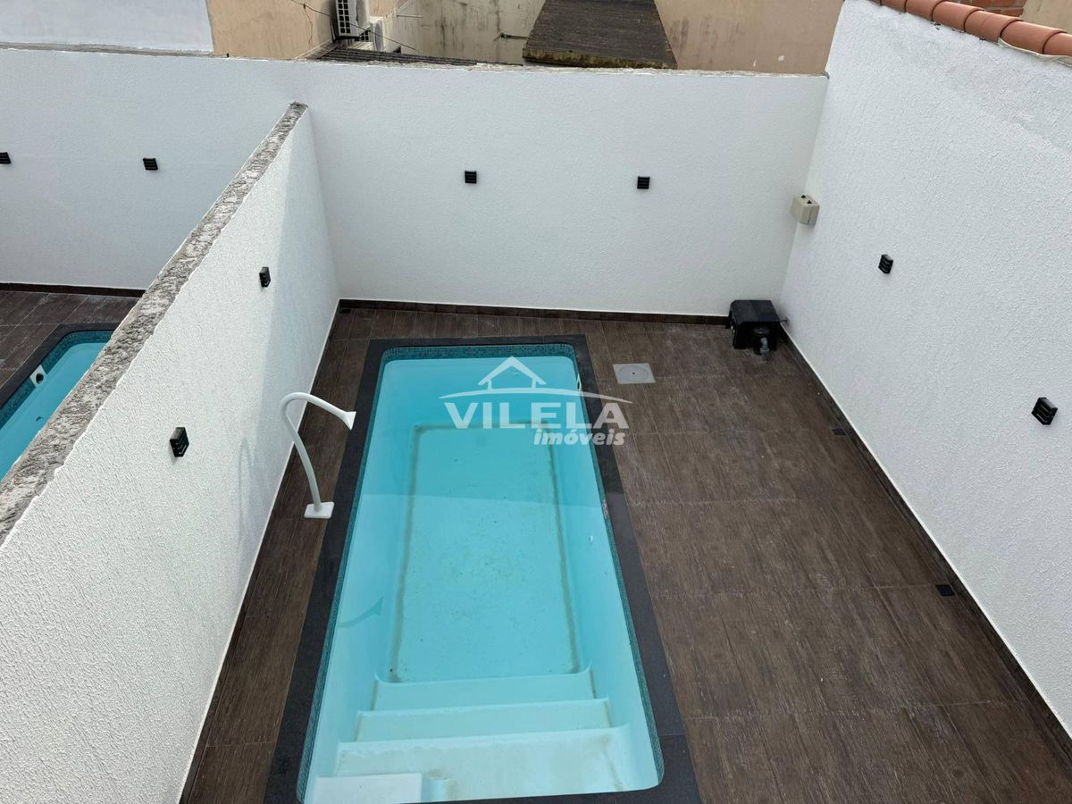 Sobrado Novo com Piscina e Área Gourmet no Bairro Porto Novo -Carguatatuba-Sp