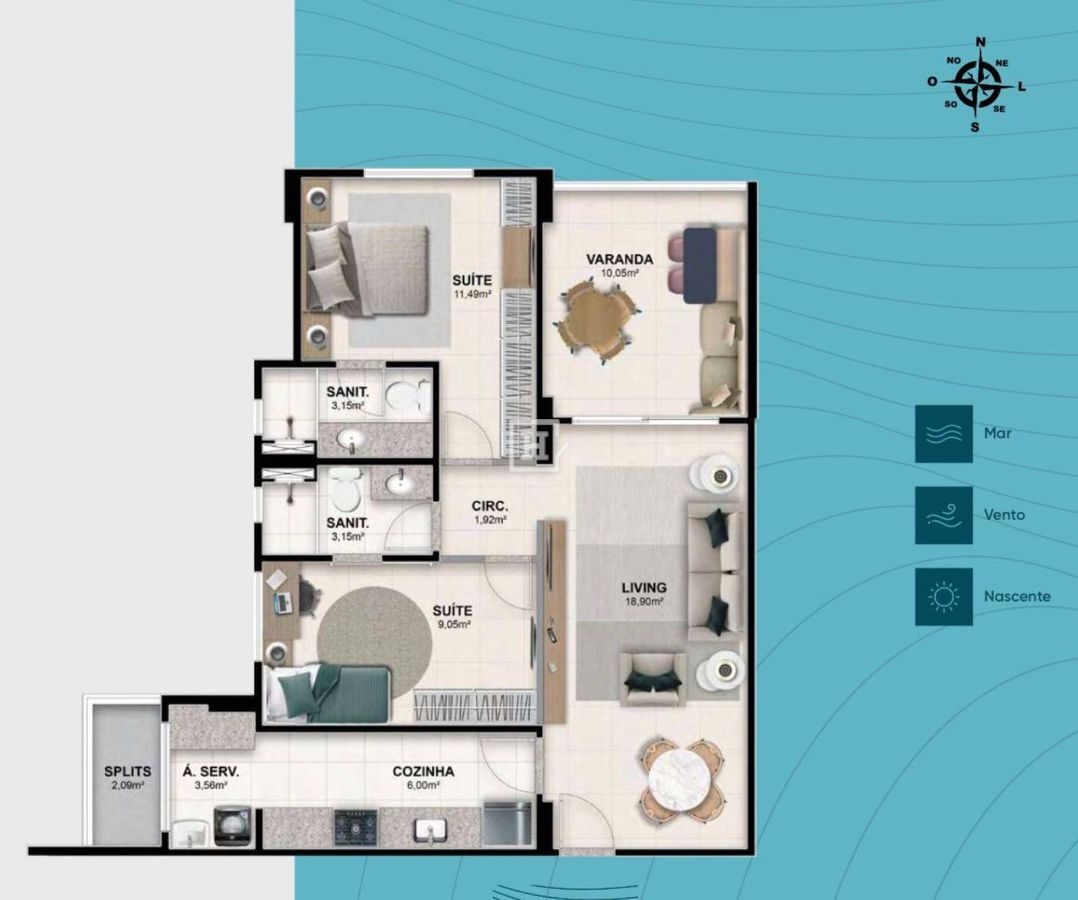 Apartamento, 2 quartos, 76 m² - Foto 13