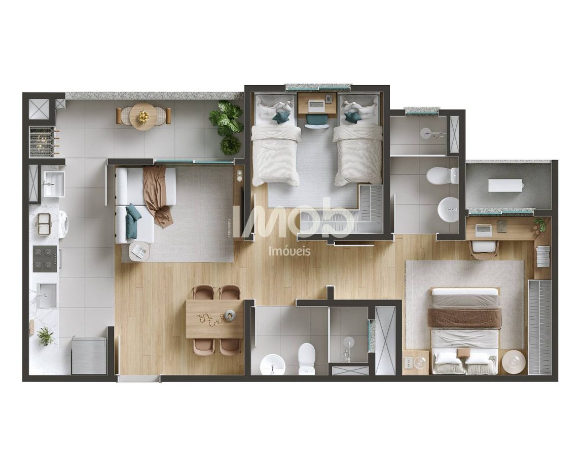 Apartamento, 2 quartos, 60 m² - Foto 16