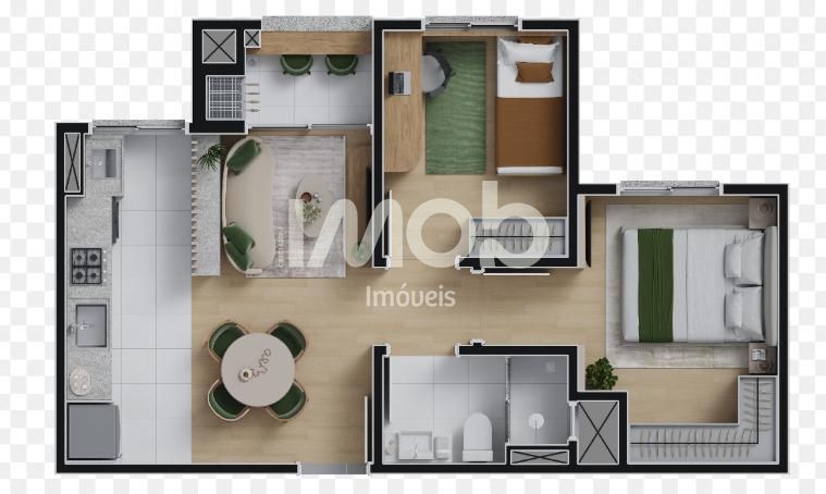 Apartamento, 2 quartos, 48 m² - Foto 17
