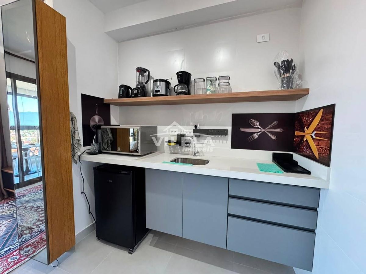 Estudio moderno- mobiliado- venda e locação definitiva- praia das palmeiras -caraguatatuba-sp