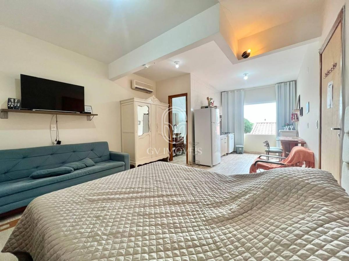 Apartamento loft mobiliado para locação, 1 quarto, 1 vaga de garagem para MOTO, bairro Cabeçudas, Itajaí-SC - Apartamento em Cabeçudas, Itajaí - para locação - Gv gestao de imoveis LTDA