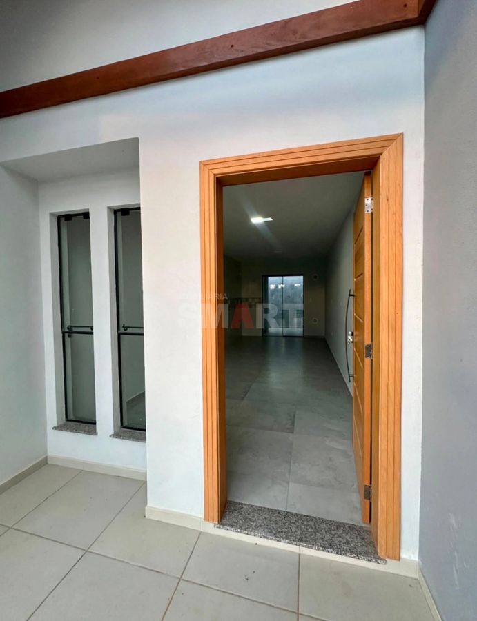 Casa Geminada Térrea - 2 Quartos - com Churrasqueira Bairro: Dona Francisca