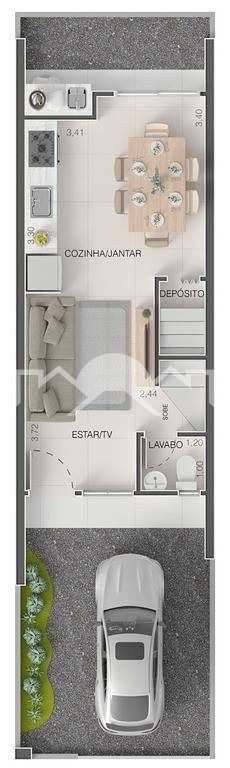 Sobrado, 2 quartos, 61 m² - Foto 15