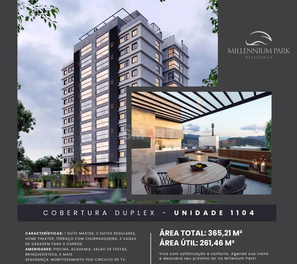 Cobertura Duplex com 3 Suítes