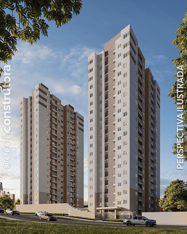 Inov zona sul construtora econ construção 37 metros 02 dormi
