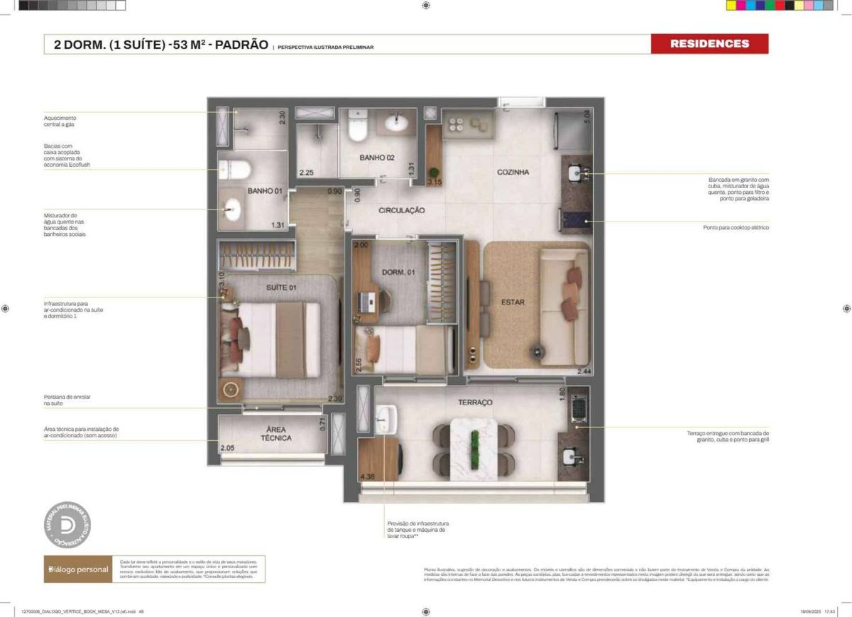 Vertice butanta residences construtora diálogo 89 metros 03 
