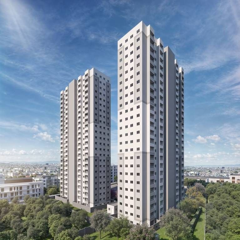 Saint rose construtora mrv construção 38 metros 02 dormitóri