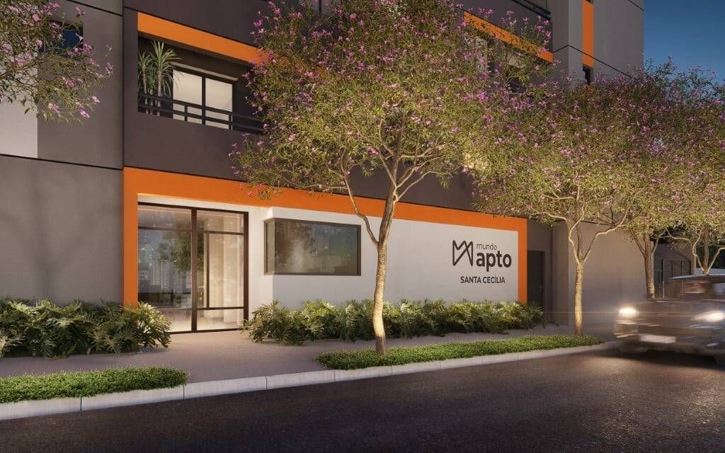 Mundo apto santa cecília construção 24 metros 01 dormitório 