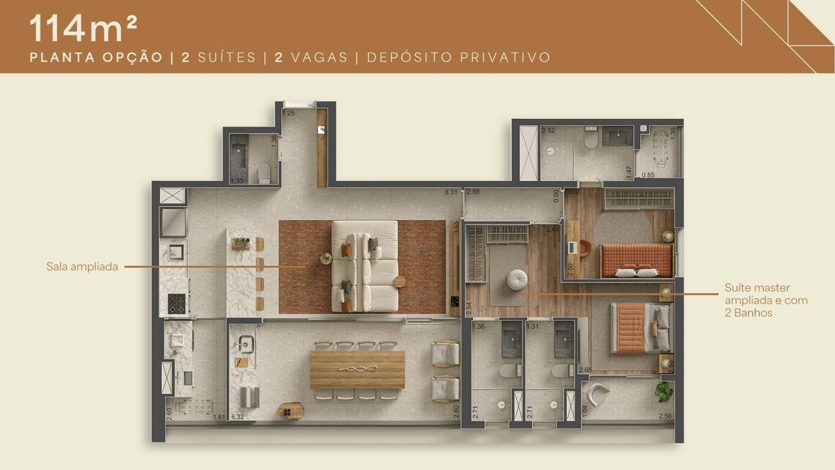 Ibiti alto da boa vista construtora fibra lançamento 85 metr
