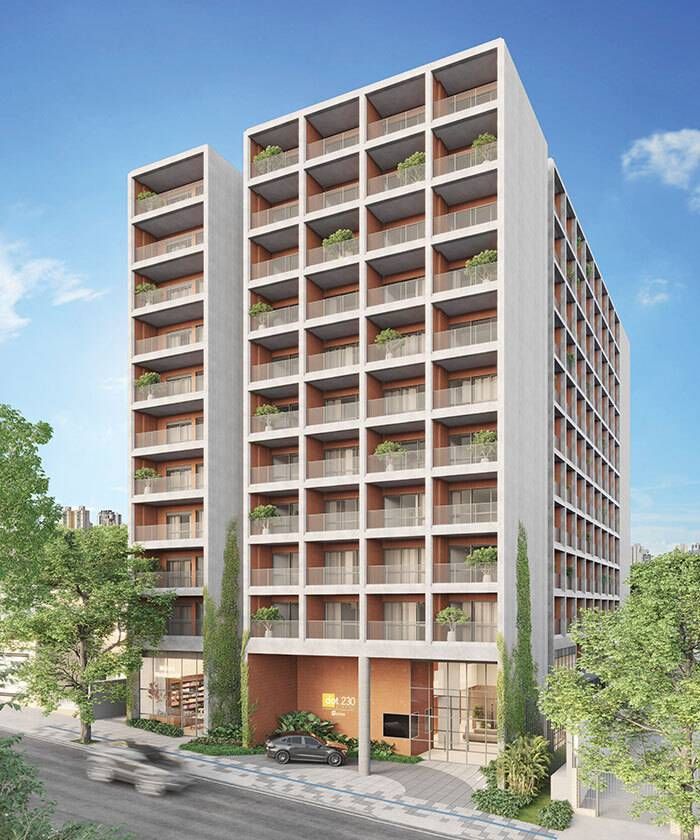 Dot 230 by triptyque construtora eztec construção 35 metros 