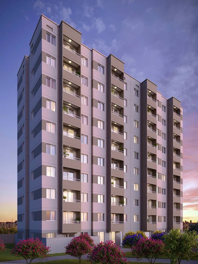 Raíz home clube construtora direcional construção 34 metros 