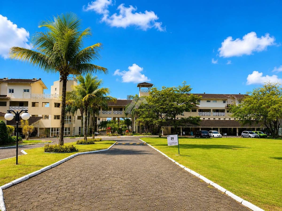 Apartamento de 1 dormitório em condomínio no Canto da Lagoa