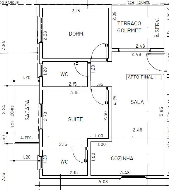 Apartamento, 2 quartos, 53 m² - Foto 21