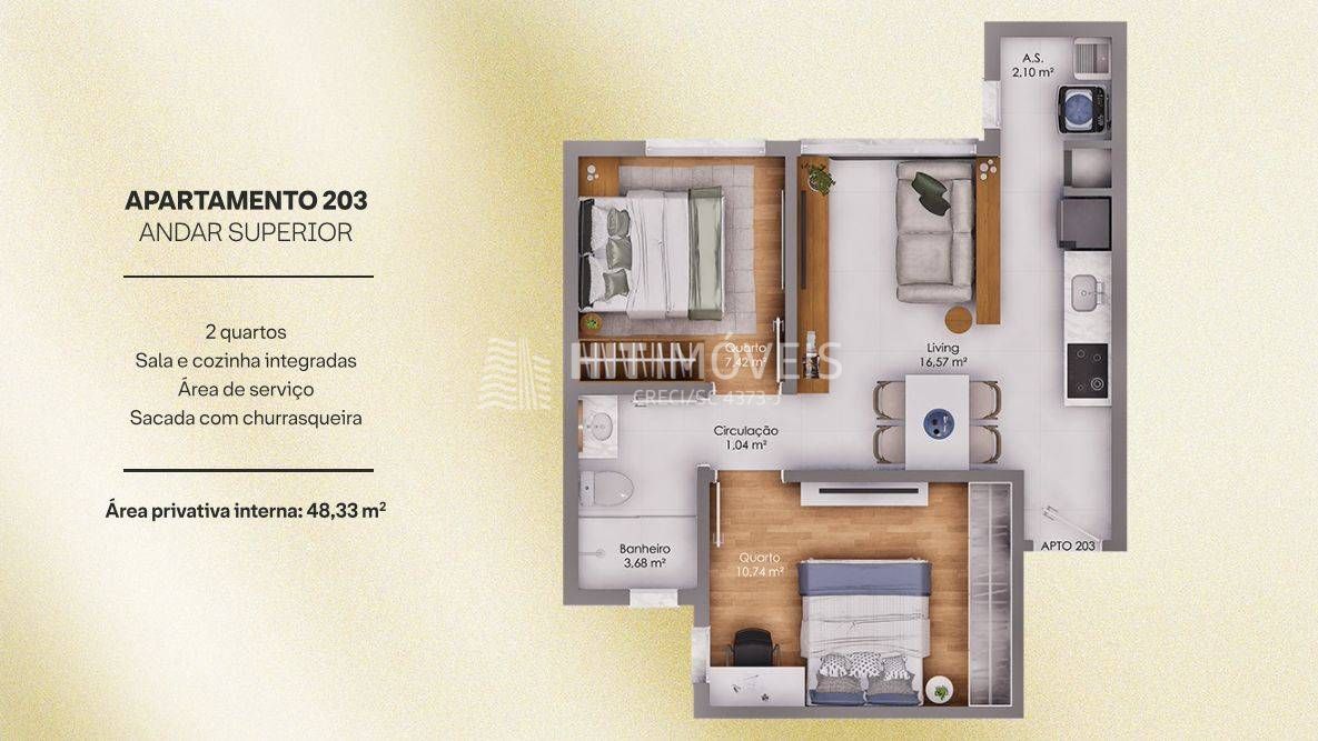Apartamentos - centro - aurora - sc