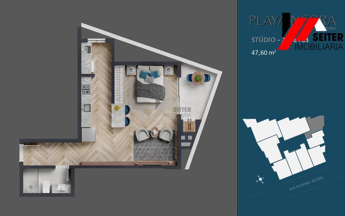 Apartamento a preço de custo de 96,76 M² de area privativa a venda no bairro agronomica