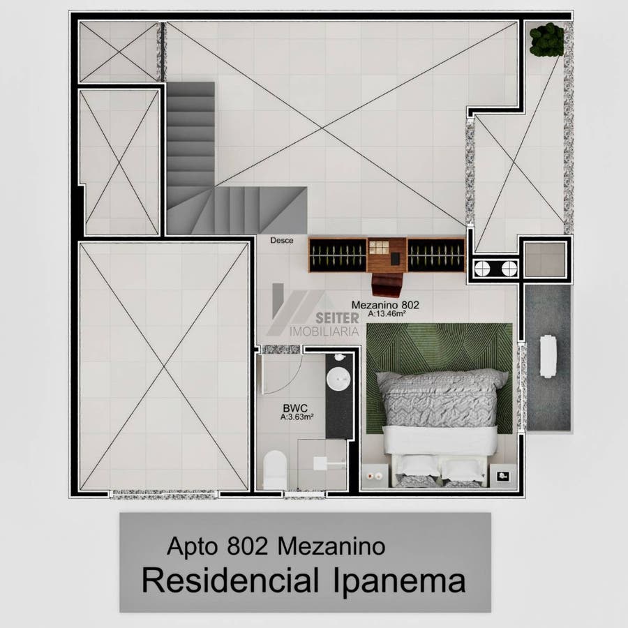 Residencial › Apartamento, 2 dormitórios, para Venda no Carvoeira- Florianópolis