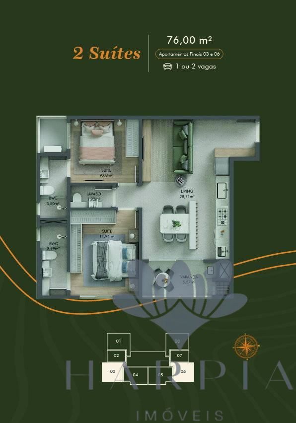 Apartamento, 1 quarto, 42 m² - Foto 37