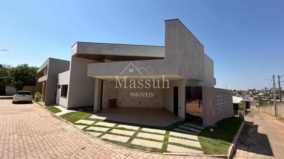 CASA MODERNA DE ALTO PADRÃO COM 4 QUARTOS E PISCINA EM CONDOMÍNIO EXCLUSIVO EM ARNIQUEIRA - Casa em Setor Habitacional Vicente Pires, Brasília - à venda - Massuh Imóveis
