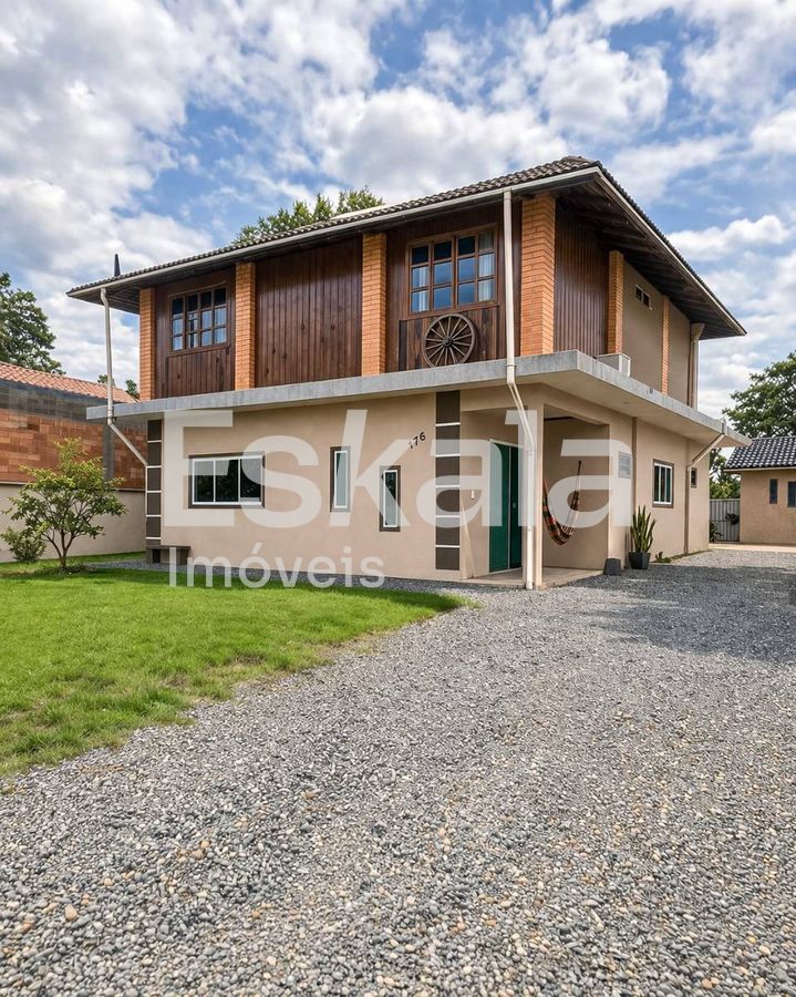 Casa Semi Mobiliada Com 01 Suíte + 02 Quartos Bananal Do Sul - Guaramirim