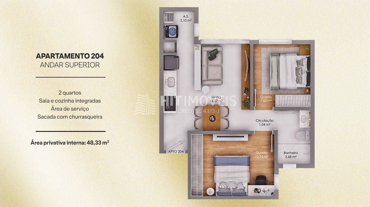 Apartamentos - centro - aurora - sc