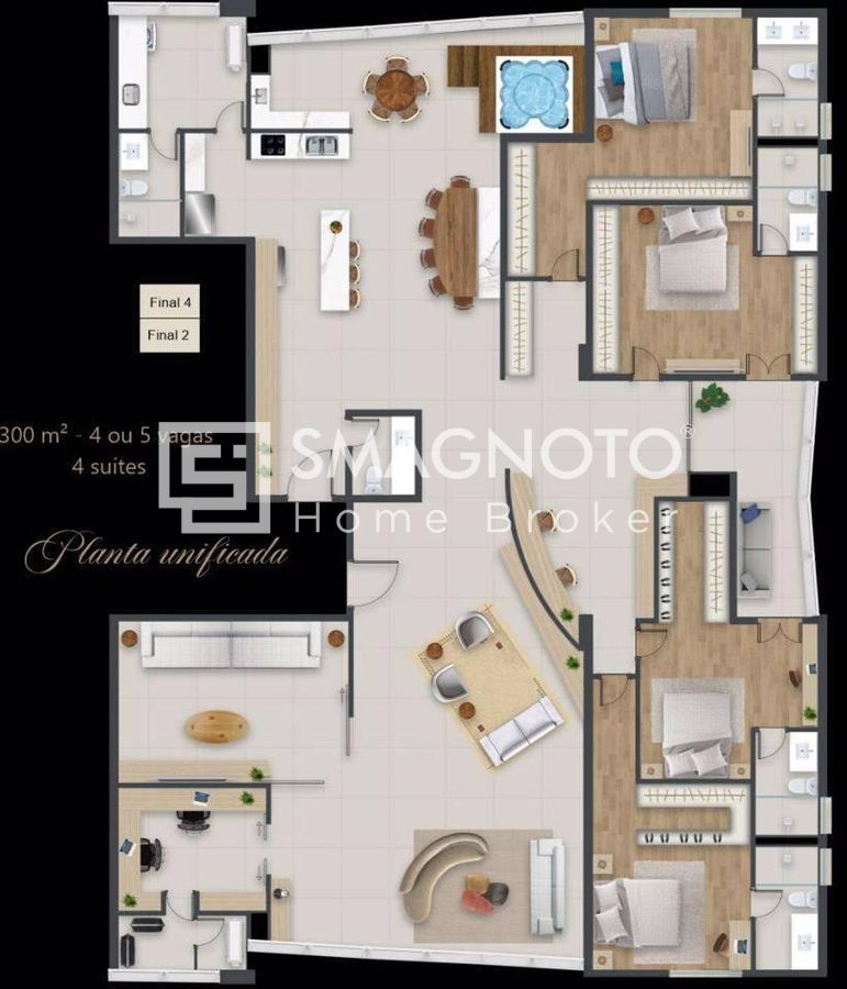 Apartamento com 3 dormitórios à venda, 150 m² por R$ 2.014.000,00 - São Judas - Piracicaba/SP