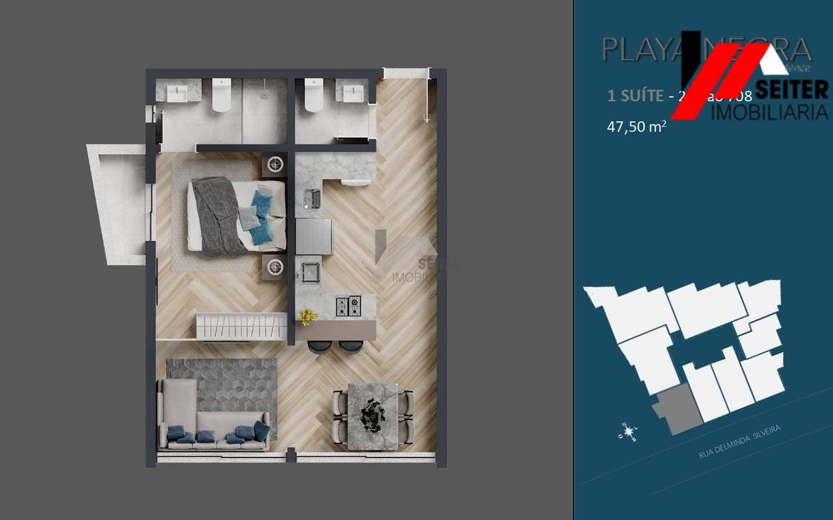 Apartamento a preço de custo de 96,76 M² de area privativa a venda no bairro agronomica