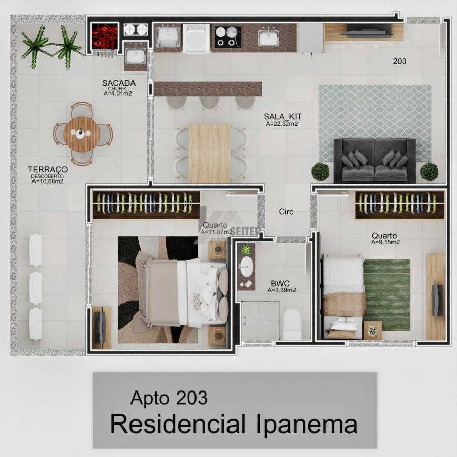 Apartamento 2 quartos a venda Florianopolis Carvoeira - foto 2