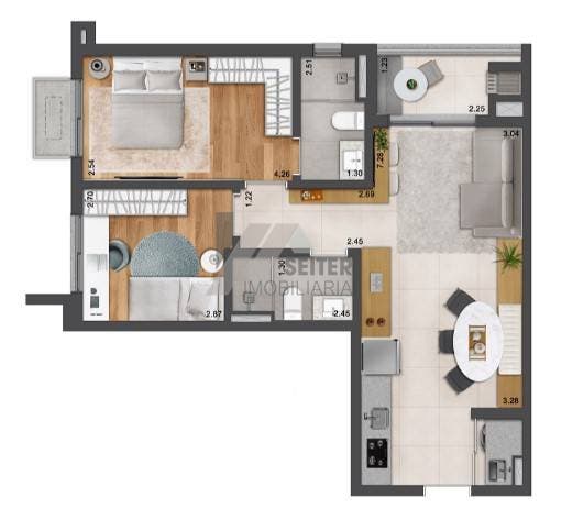 Apartamento Residencial Unna Homewood
