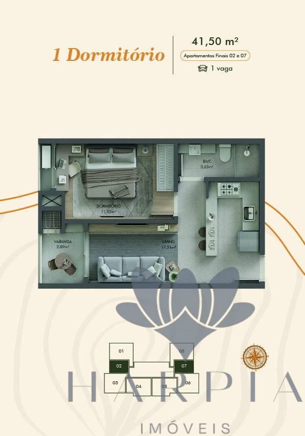 Apartamento, 1 quarto, 42 m² - Foto 38
