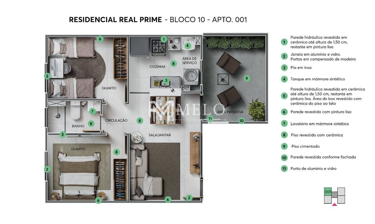 Apartamento, 2 quartos, 40 m² - Foto 13